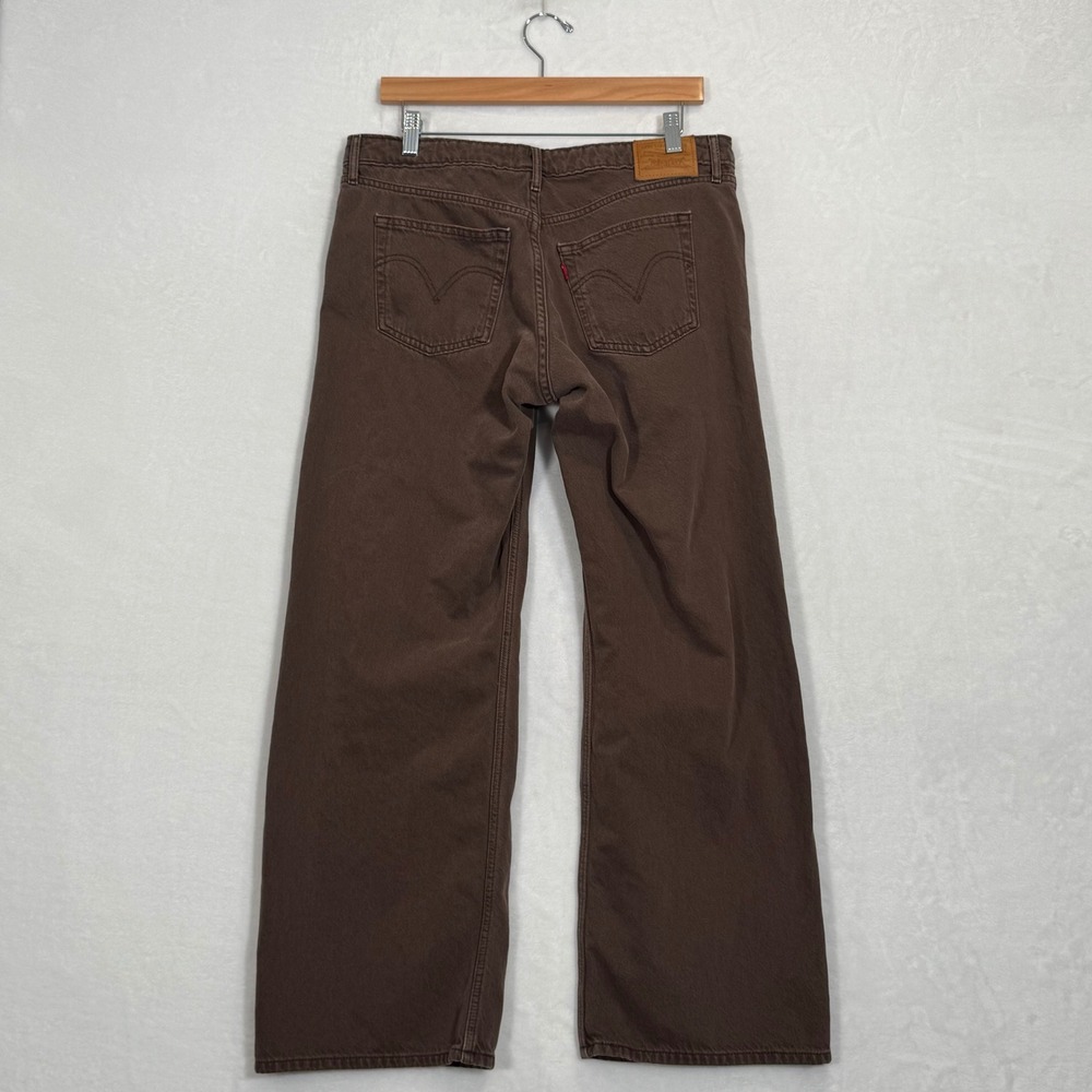 Levi's Brown Low Loose Jeans Wide Leg Size 30x30 - Picture 2 of 8